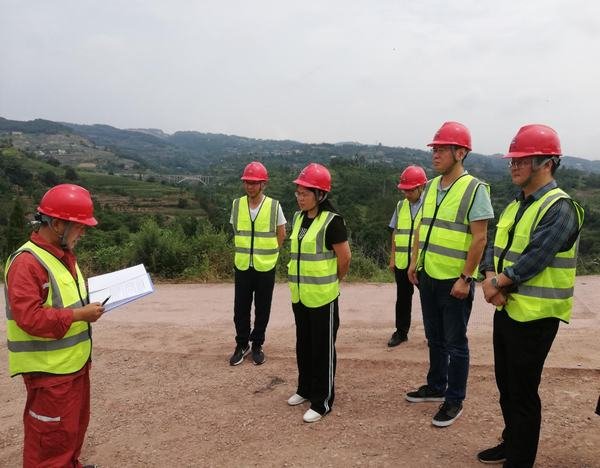 水發集團到自貢市小井溝支渠項目開展安全隱患大排查及安全生產檢查工作