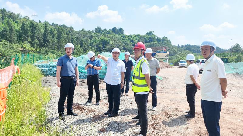 抓好防汛重點，筑牢安全防線——集團副總經(jīng)理鄭祖杰率隊赴施工一線檢查汛期安全生產(chǎn)工作