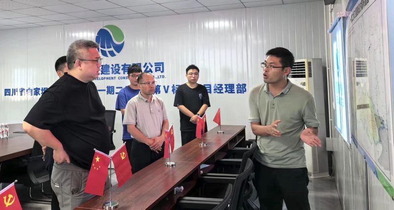 深入一線嚴把關(guān) 工程建設(shè)快加鞭——羅雪赴向家壩灌區(qū)北總干渠一期二步工程第Ⅴ標(biāo)段檢查指導(dǎo)