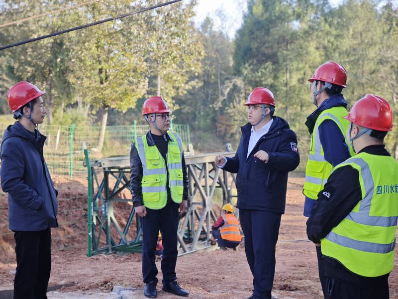 羅雪帶隊督導檢查三、四分公司重點項目在建情況