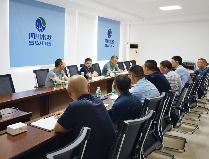 茍仕聰、汪輝德一行深入亭子口項目現場開展調研工作