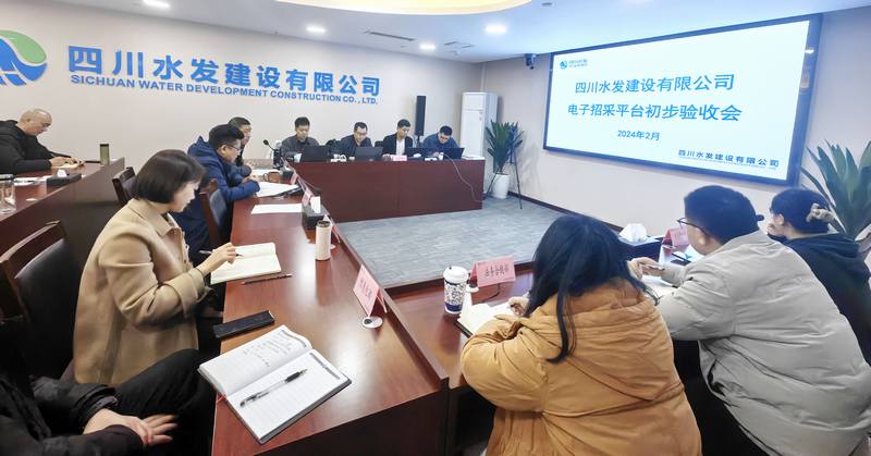 公司電子招采平臺通過初步驗收