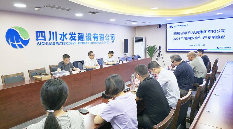 集團(tuán)鄭祖杰副總經(jīng)理到公司檢查汛期安全生產(chǎn)工作