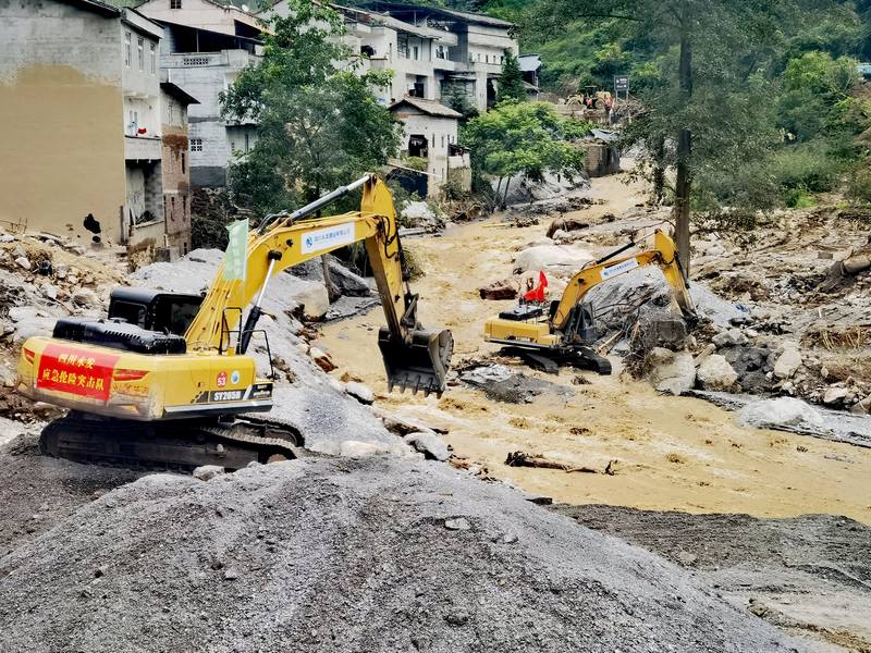 向“難”而行的四川水發(fā)鐵軍——四川水發(fā)建設(shè)有限公司在漢源縣馬烈鄉(xiāng)“7.20”山洪暴雨災(zāi)害搶險救援記