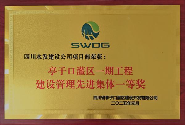 新歲奮楫，篤行不怠 公司榮獲亭子口項目業(yè)主表彰