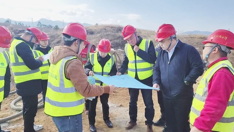 公司董事、總經(jīng)理羅雪帶隊(duì)赴龍?zhí)另?xiàng)目開(kāi)展節(jié)后復(fù)工復(fù)產(chǎn)安全檢查